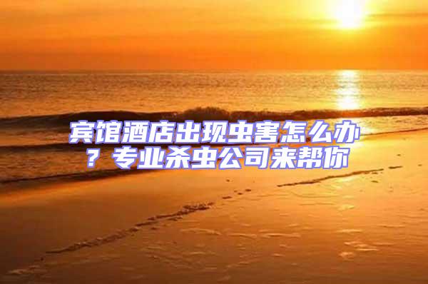 賓館酒店出現(xiàn)蟲害怎么辦?專業(yè)殺蟲公司來幫你