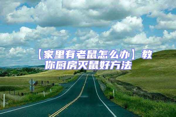 【家里有老鼠怎么辦】教你廚房滅鼠好方法