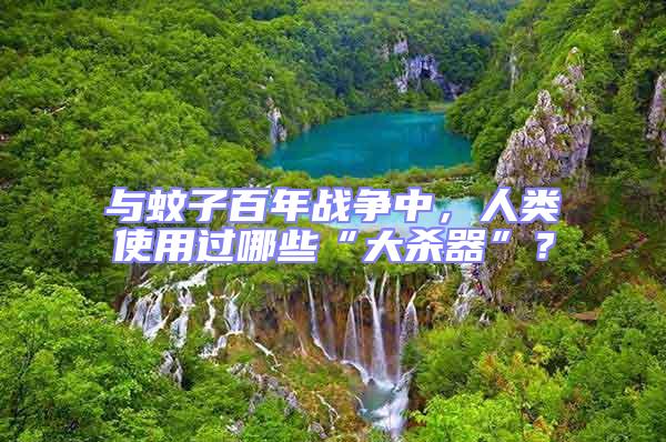 與蚊子百年戰爭中,人類使用過哪些“大殺器”?