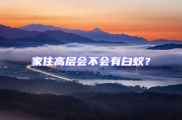 家住高層會不會有白蟻?
