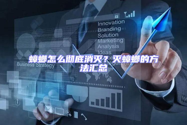 蟑螂怎么徹底消滅？滅蟑螂的方法匯總