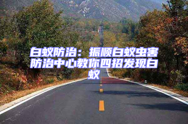 白蟻防治：振順白蟻蟲害防治中心教你四招發現白蟻