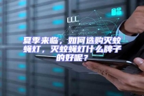 夏季來臨，如何選購滅蚊蠅燈，滅蚊蠅燈什么牌子的好呢？