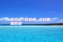 裝紗窗 掛蚊帳 點蚊香 難防蚊