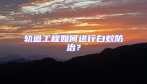軌道工程如何進行白蟻防治?