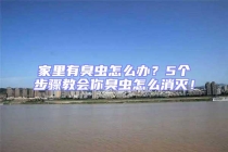 家里有臭蟲怎么辦？5個步驟教會你臭蟲怎么消滅！