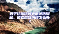 男子住旅館被老鼠咬傷腳趾，被老鼠咬傷該怎么辦？